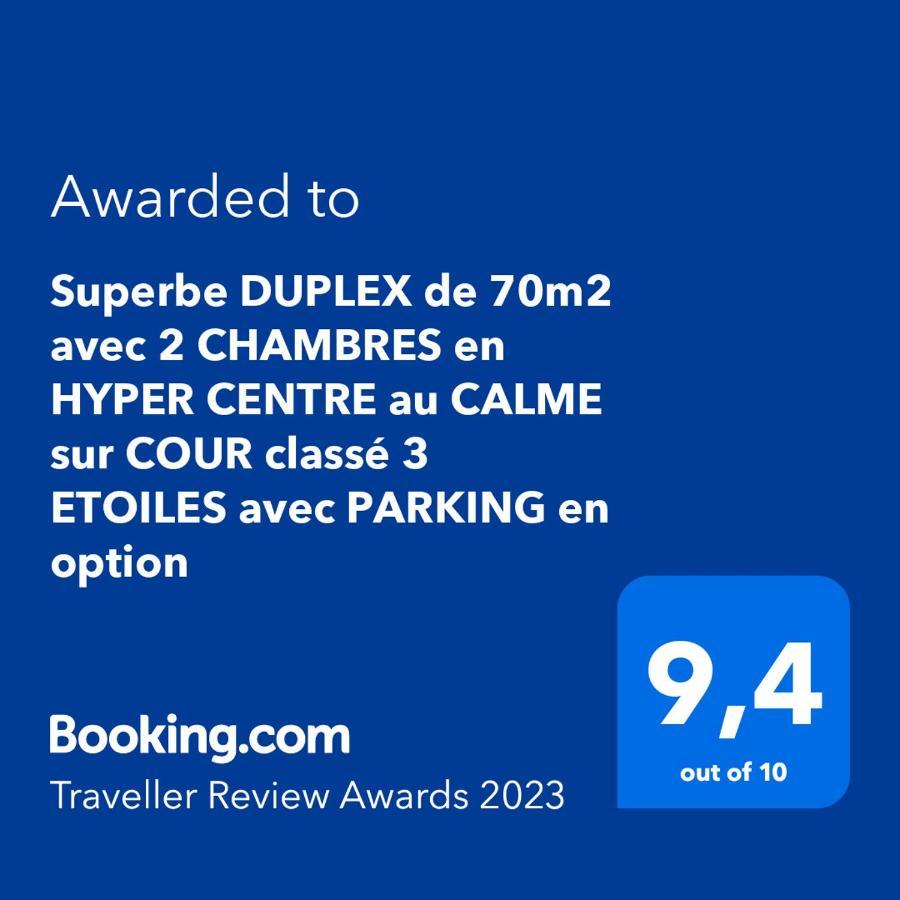 Superbe Duplex De 70M2 Avec 2 Chambres En Hyper Centre Au Calme Sur Cour Classe 3 Etoiles Avec Parking En Option Ла-Рошель Екстер'єр фото